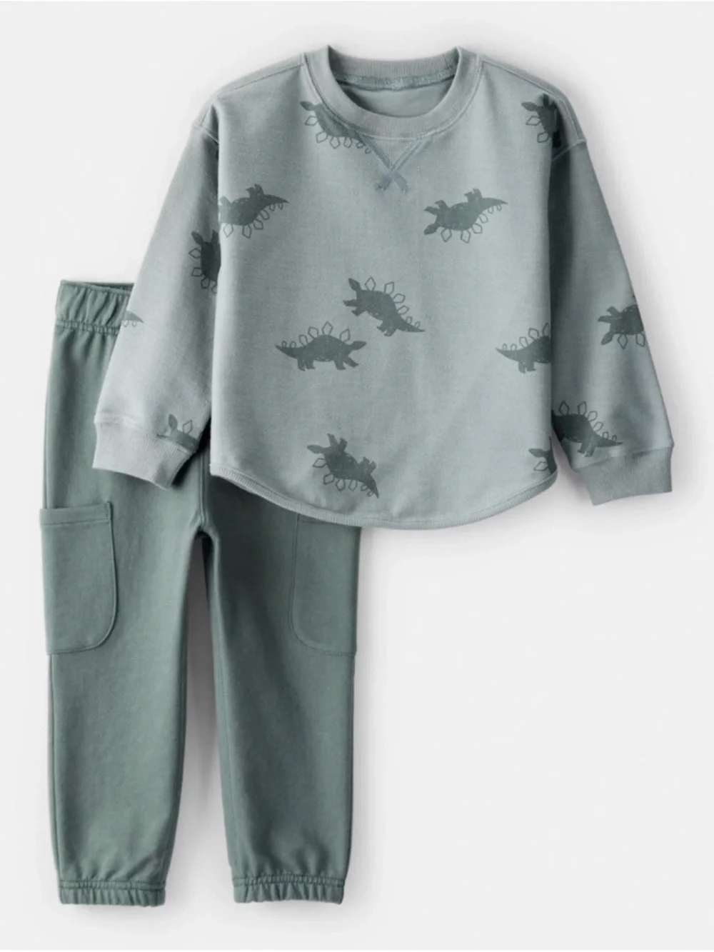 NWT Carter’s Toddler Boy Dinosaur Long-Sleeve Tee & Pant Set